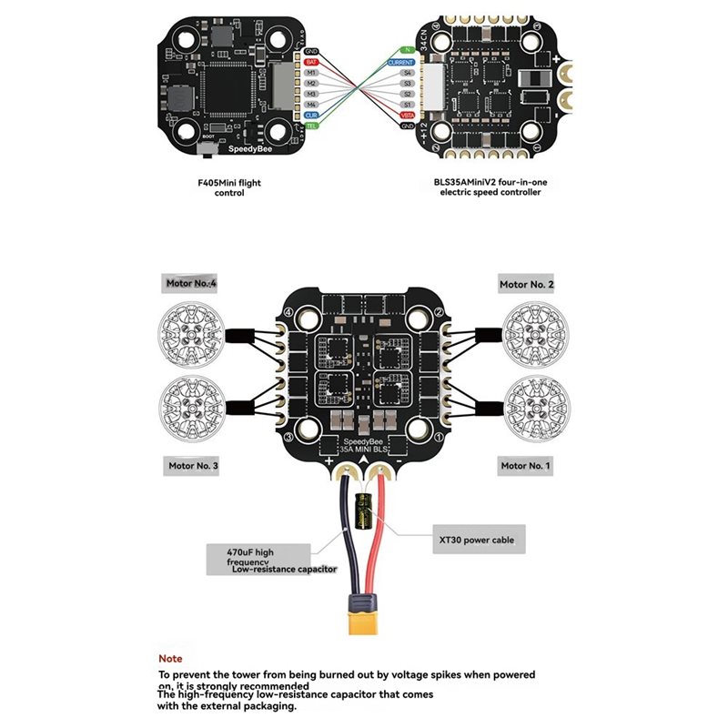 B92B for SpeedyBee F405 Mini S - огляд і ціна Drone Racing Flight Controller