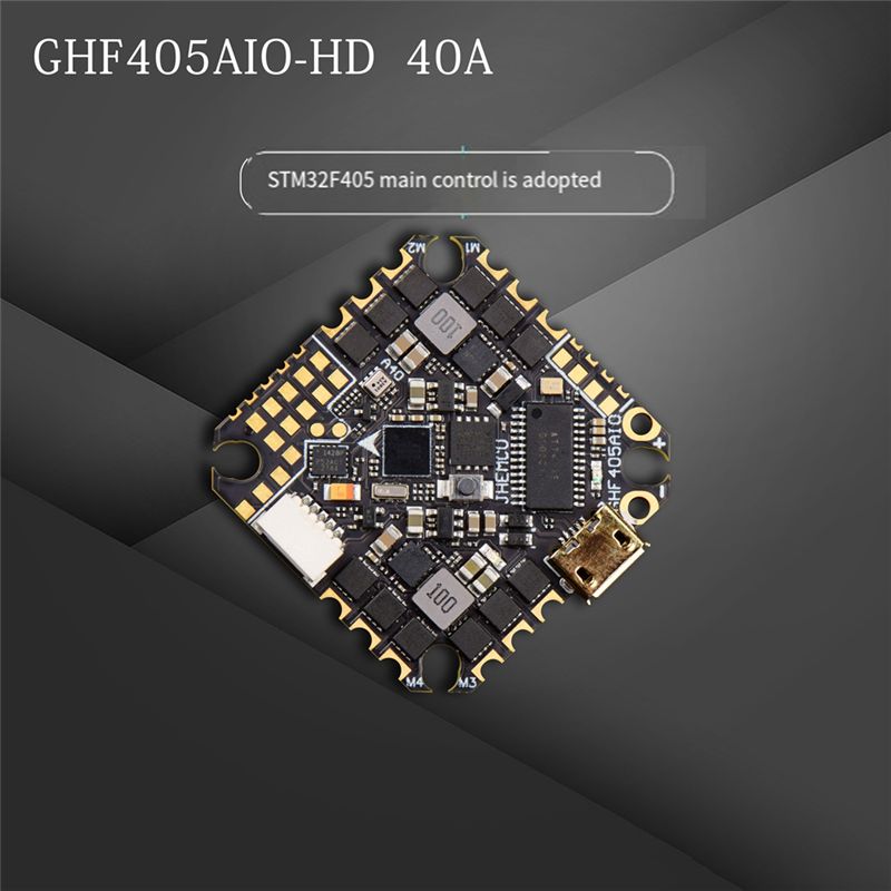 ABTI-GHF405AIO-HD 40A AIO Flig - огляд і ціна Drone Racing Flight Controller