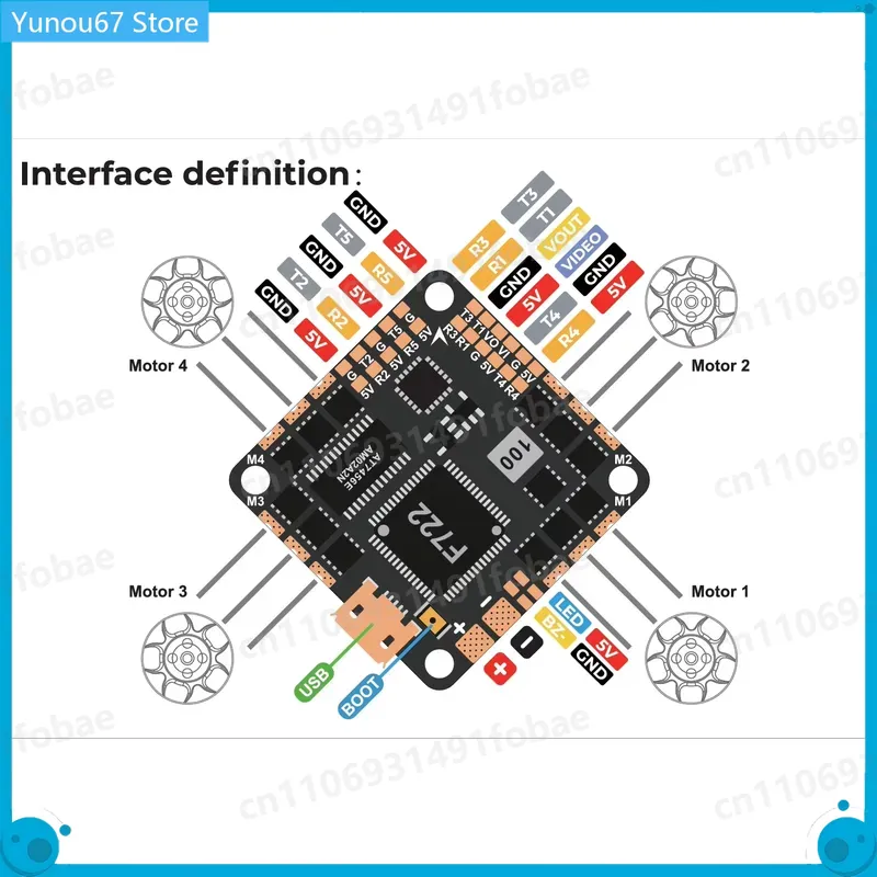 For GEPRC GEP-F722-45A AIO V2  - огляд і ціна Drone Racing Flight Controller