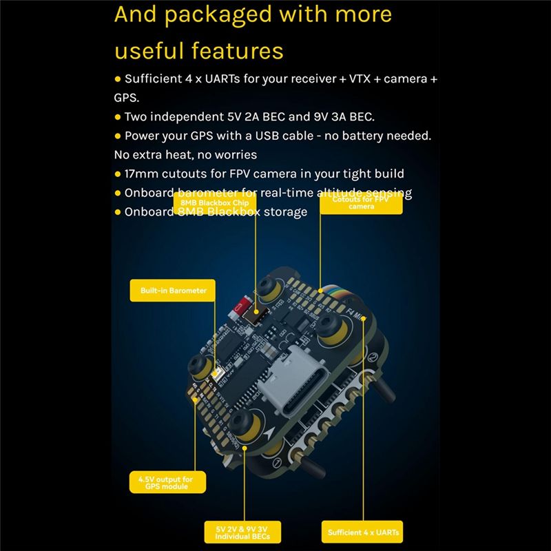 B92B for Speedybee F405 Mini S - огляд і ціна Drone Racing Esc